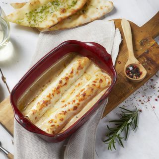 Caneló XL amb salsa de foie