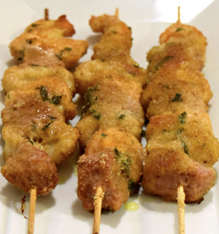 Spiedino di pesce spada al lime