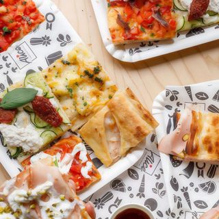 Pizza Jamon y Queso - 4 Trozos