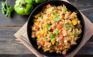 Wok Con Arroz Y Verduras