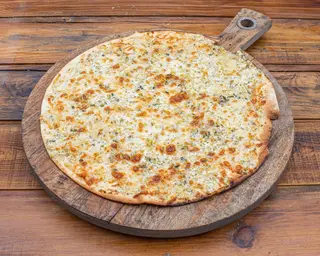 Pão de Alho em Base de Pizza - C/ Queijo