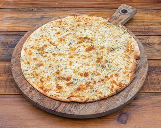 Pão de Alho em Base de Pizza - C/ Queijo