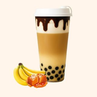 Лате Банан в солоній карамелі 300 мл доставка