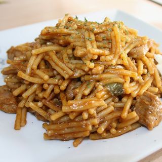 Ración de Fideua de Carne y seta Shitake (1 persona)