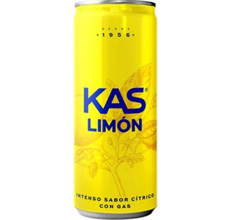 KAS Limón Refresco con gas sabor Limón Lata 330ml