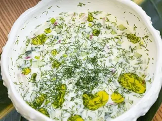 Окрошка з ростбіфом