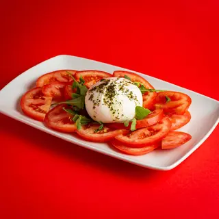 BURRATA CON TOMATE