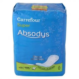 Compresas Incontinencia Super Absodys Carrefour 20 Ud.