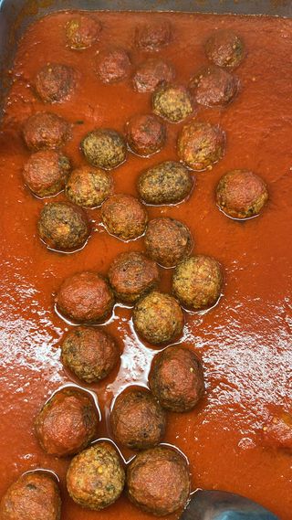 Polpette di merluzzo al sugo