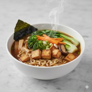 Shoyu ramen vegetariano