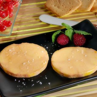 Foia de pato con mermelada de temporada