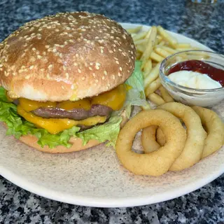 Double cheeseburger  200 gr