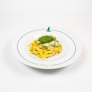 Tagliatelle carbonara di asparagi (veg)