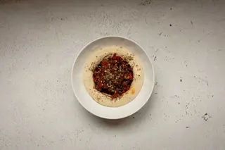 Hummus + chorizo