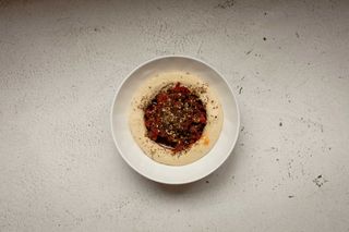 Hummus + chorizo