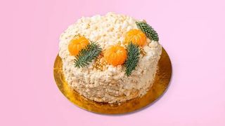 Наполеон орехово меренговый 