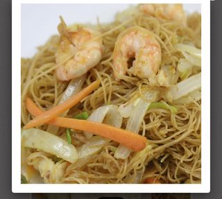27.Fideos De Arroz Con Gambas