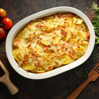 Penne Carbonara al forno