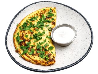 Дерун з куркою су-від та сиром (200g)