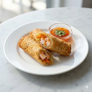 Rollito Con Gambas Y Zanahorias (3 Uds.)