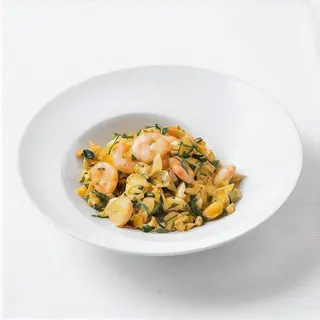 Revuelto De Espinacas Y Gambas