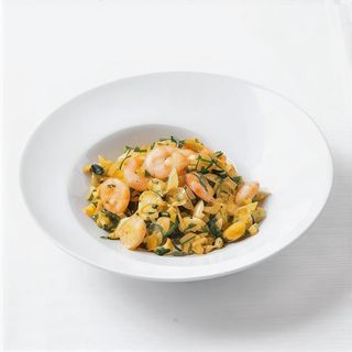 Revuelto De Espinacas Y Gambas