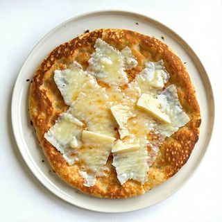 Farinata con toma d'alpeggio