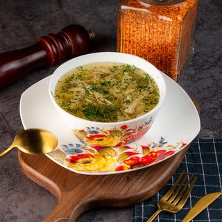 Суп-Лапша домашняя с курочкой 