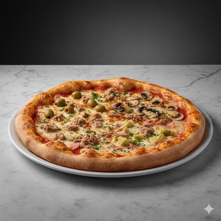 Pizza 4 Estaciones (Mediana)