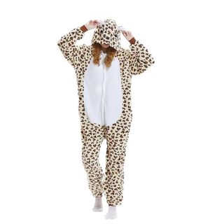 Pijama salopeta, Eurozep, model leopard, marime L, inaltime 167cm-177cm