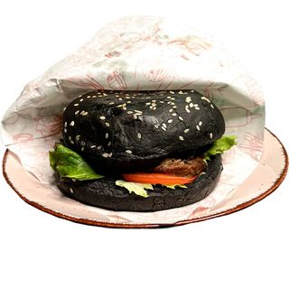 Черный бургер говяжий