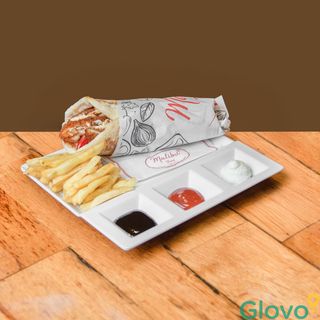 Sandwich naan cordon bleu