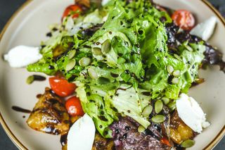 Салат "Хрустящий баклажан"