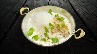 შქმერული ბრინჯის გარნირით