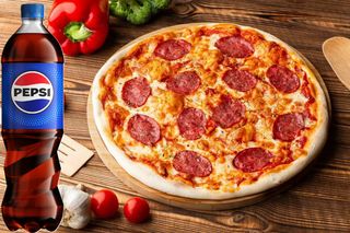 Pizza Salami 60cm + Pepsi 0,5 l