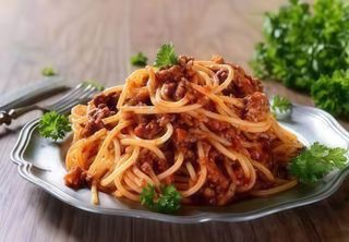 Spaghetti con Ragú a la Boloñesa