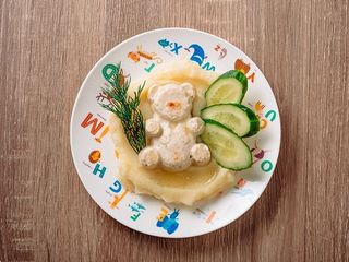 Котлетка куряча з картопляним пюре (150\50\75g)