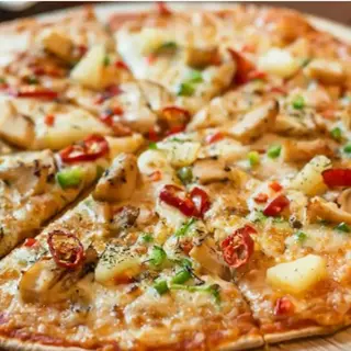 Pizza poulet mixte