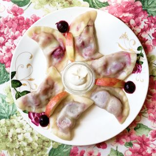 Вареники Бабочки с вишней