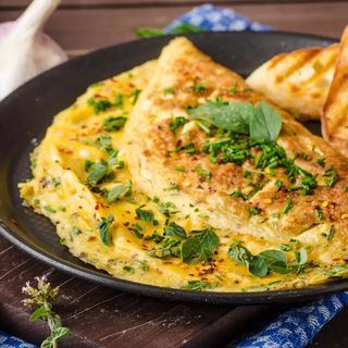 Omlette Poulet fromage