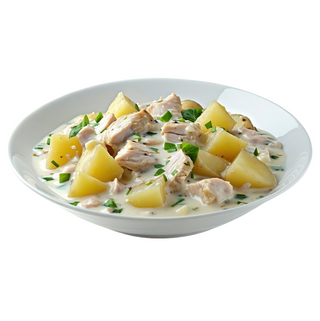 Запеканка с пилешко пушено филе и кашкавал