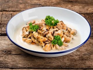 М'ясо мідій у вершковому соусі (200g)