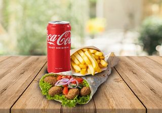 Pascha Falafel Meniu 540g, Coca Cola 300 ml
