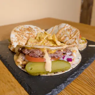 Taco burger