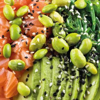 Hawaiian Poke de salmon