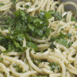 Aglio E Olio Con Pasta Fresca