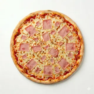 Pizza Jamón y Queso, Mediana