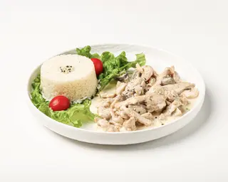 Курица с грибами