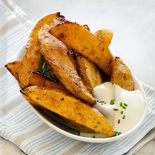 მექსიკური კარტოფილი სოუსით