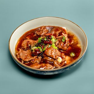 Fonduta di manzo al peperoncino